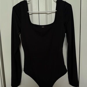 Black Long Sleeve Bodysuit